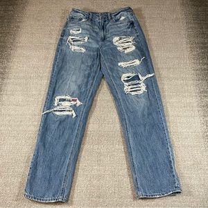 American Eagle Mom Distressed Jeans
